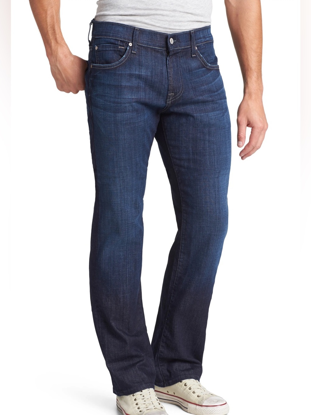7 for all mankind - men size 34 Austyn jeans, dark wash